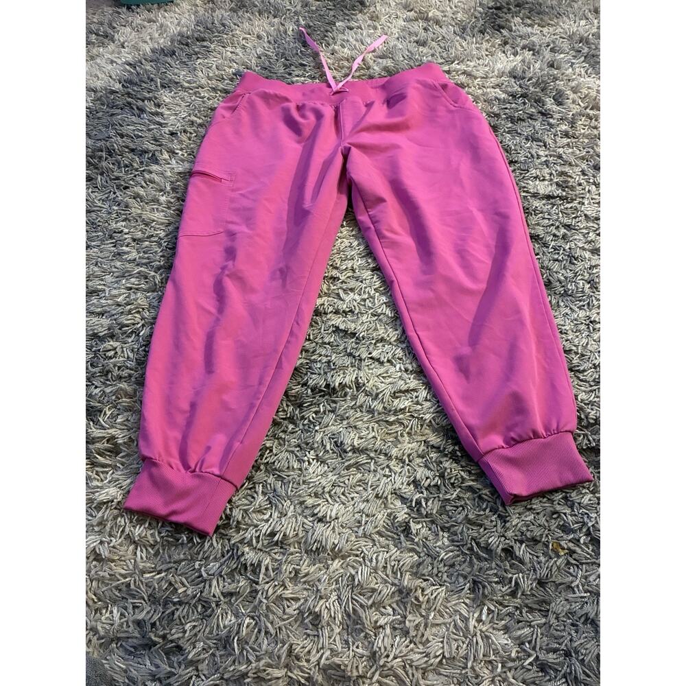 FIGS Scrub Pants Womens XXL Petite Pink Technical Collection Zamora Joggers